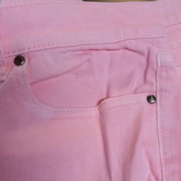 NY & Co Size 14 Jeans Womens Pink Denim Skinny Cotton/Spandex - Picture 3 of 14